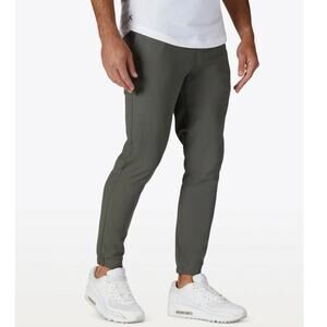 Cuts AO Jogger Pants Dark Pine Green Slim Fit Versaknit Men's Size Small